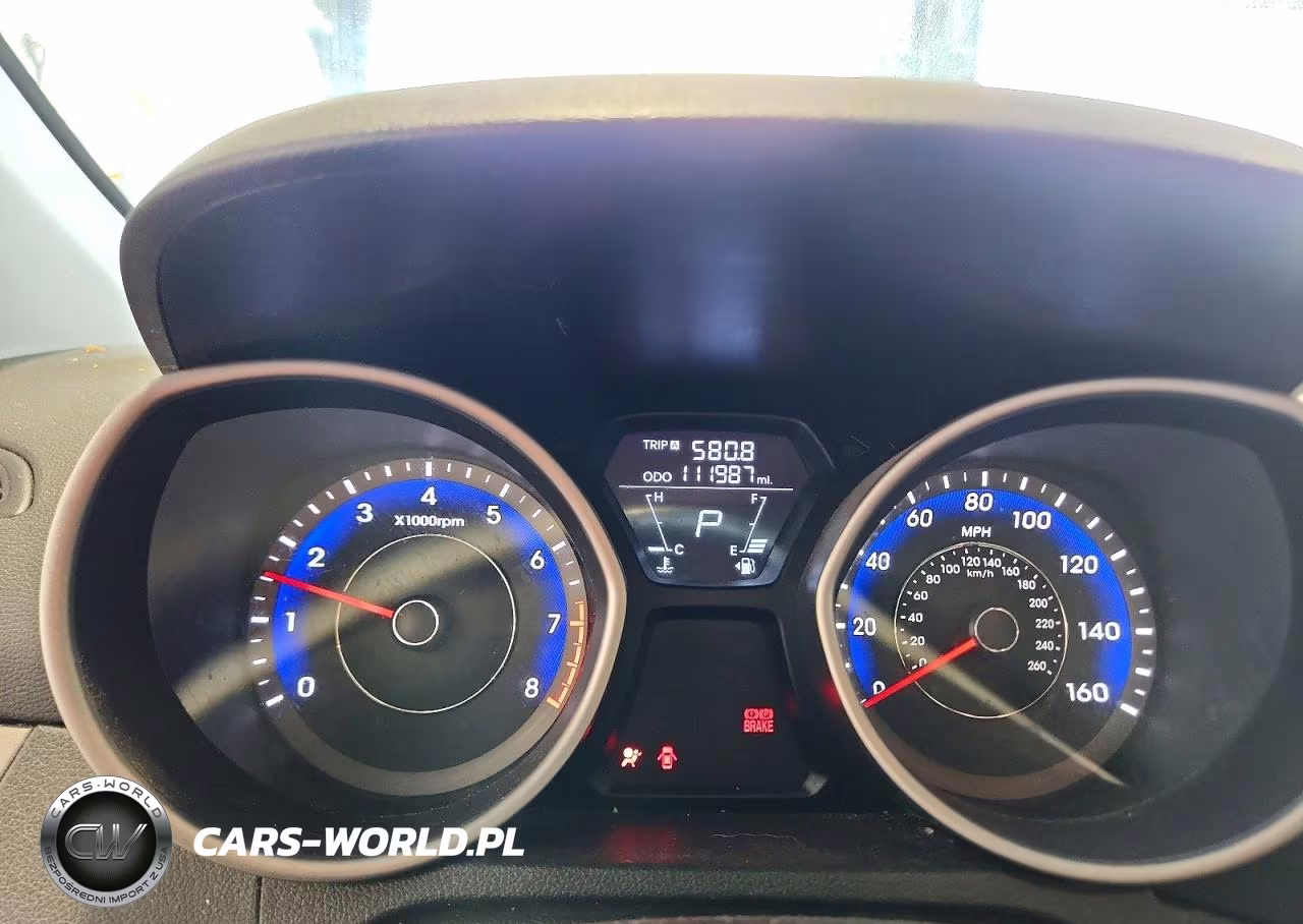 2012 Hyundai Elantra Limited VIN:KMHDH4AE7CU308884 - 9