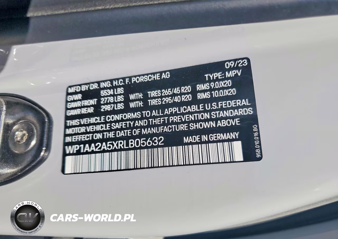 2024 Porsche Macan Base VIN:WP1AA2A5XRLB05632 - 14