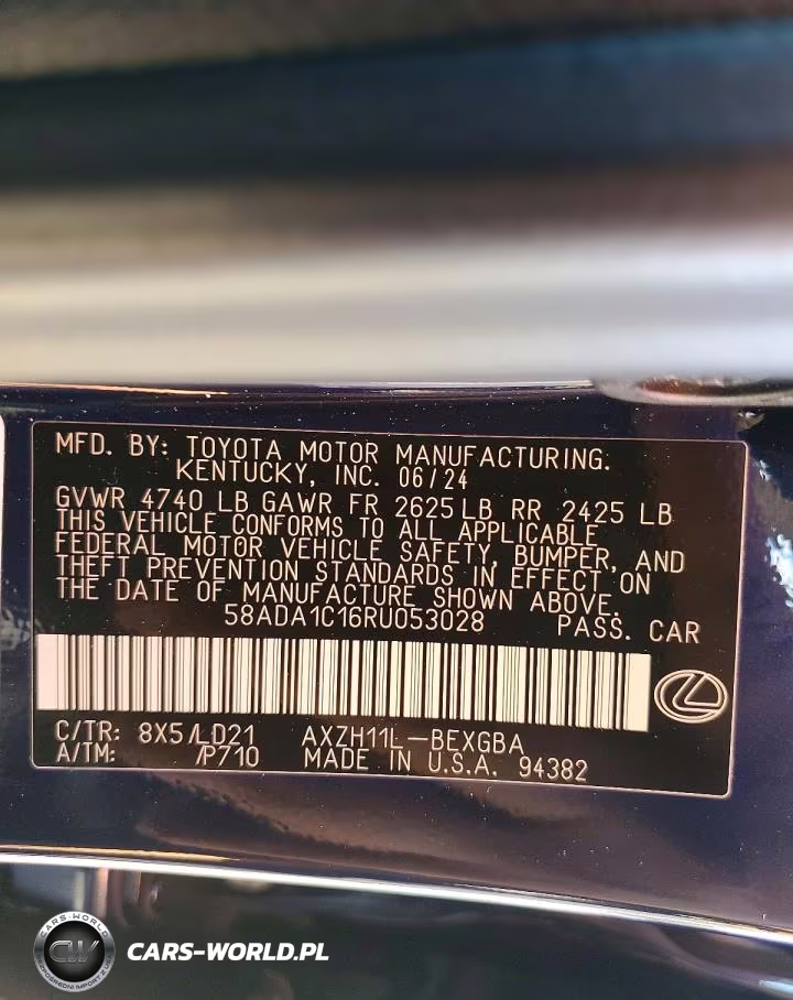 2024 Lexus Es 300H Base VIN:58ADA1C16RU053028 - 12