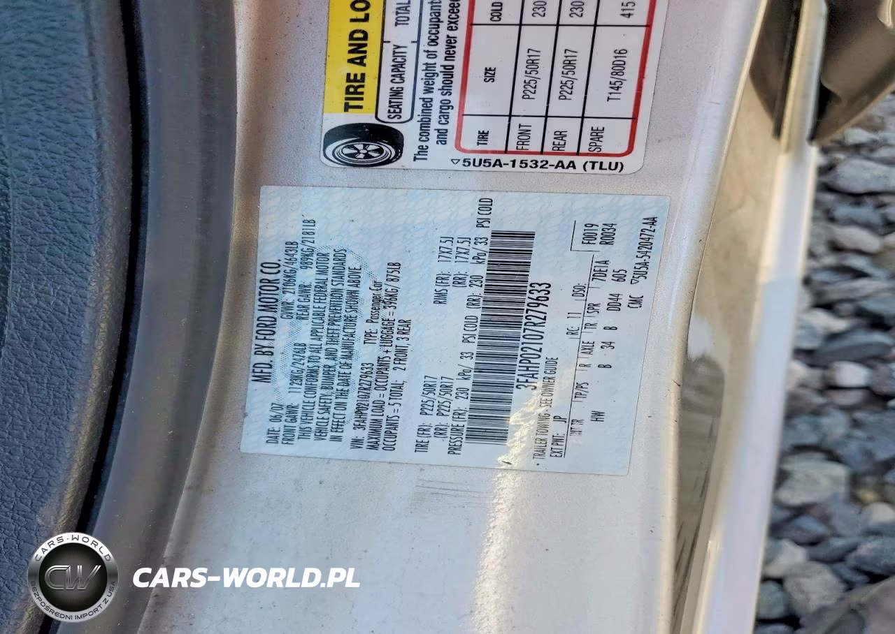 2007 Ford Fusion Sel VIN:3FAHP02107R279633 - 12