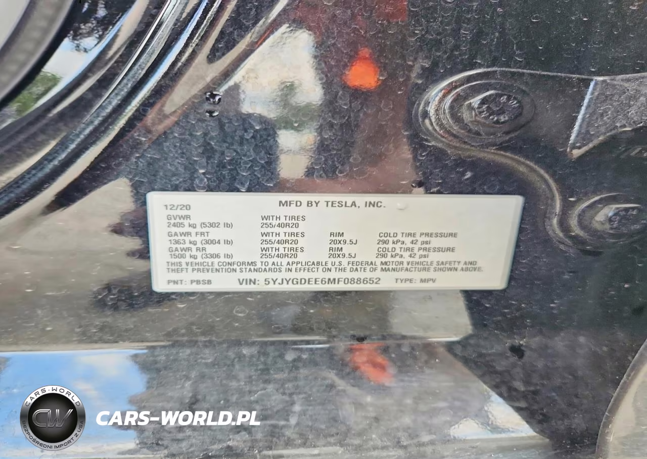 2021 Tesla Model Y VIN:5YJYGDEE6MF088652 - 12