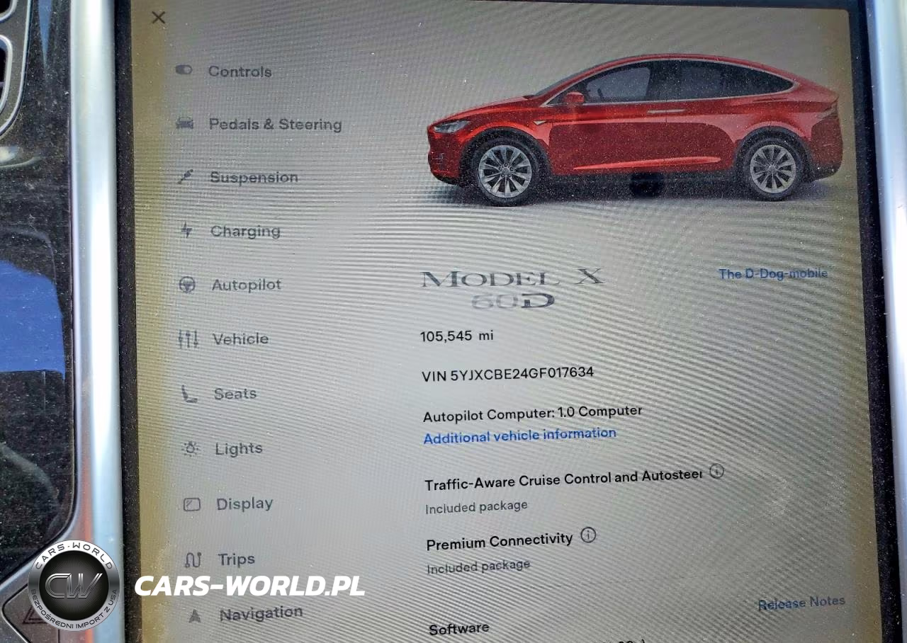 2016 Tesla Model X VIN:5YJXCBE24GF017634 - 9