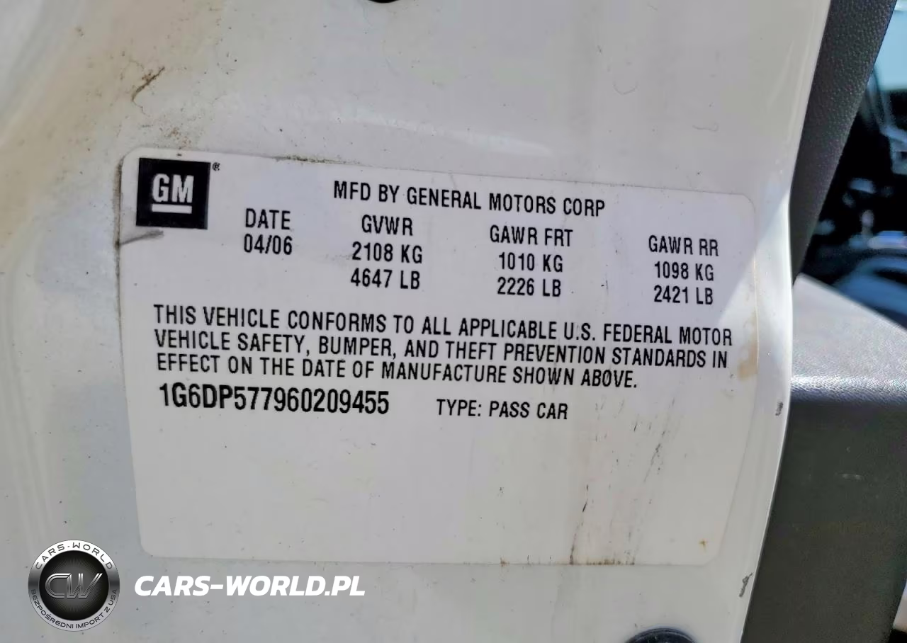 2006 Cadillac Cts Hi Feature V6 VIN:1G6DP577960209455 - 12