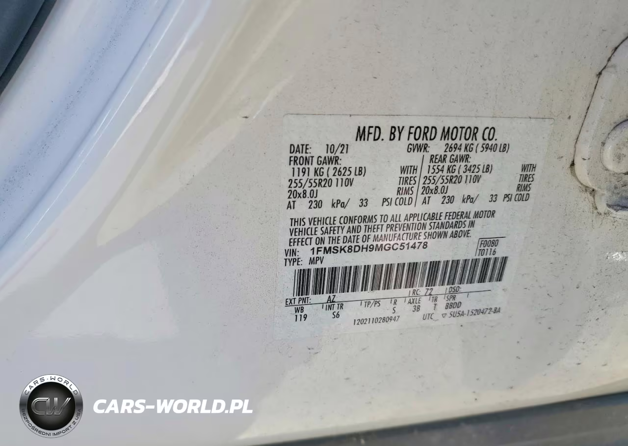 2021 Ford Explorer Xlt VIN:1FMSK8DH9MGC51478 - 13
