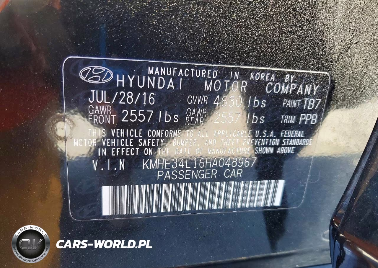 2017 Hyundai Sonata Hybrid Limited VIN:KMHE34L16HA048967 - 12