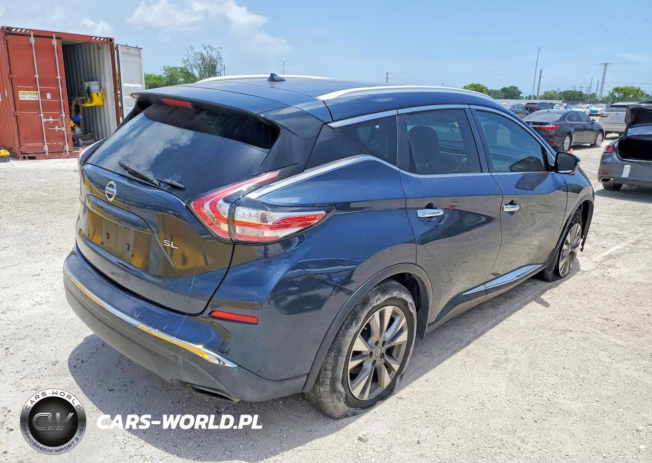 2015 Nissan Murano Sl VIN:5N1AZ2MG2FN234550 - 3
