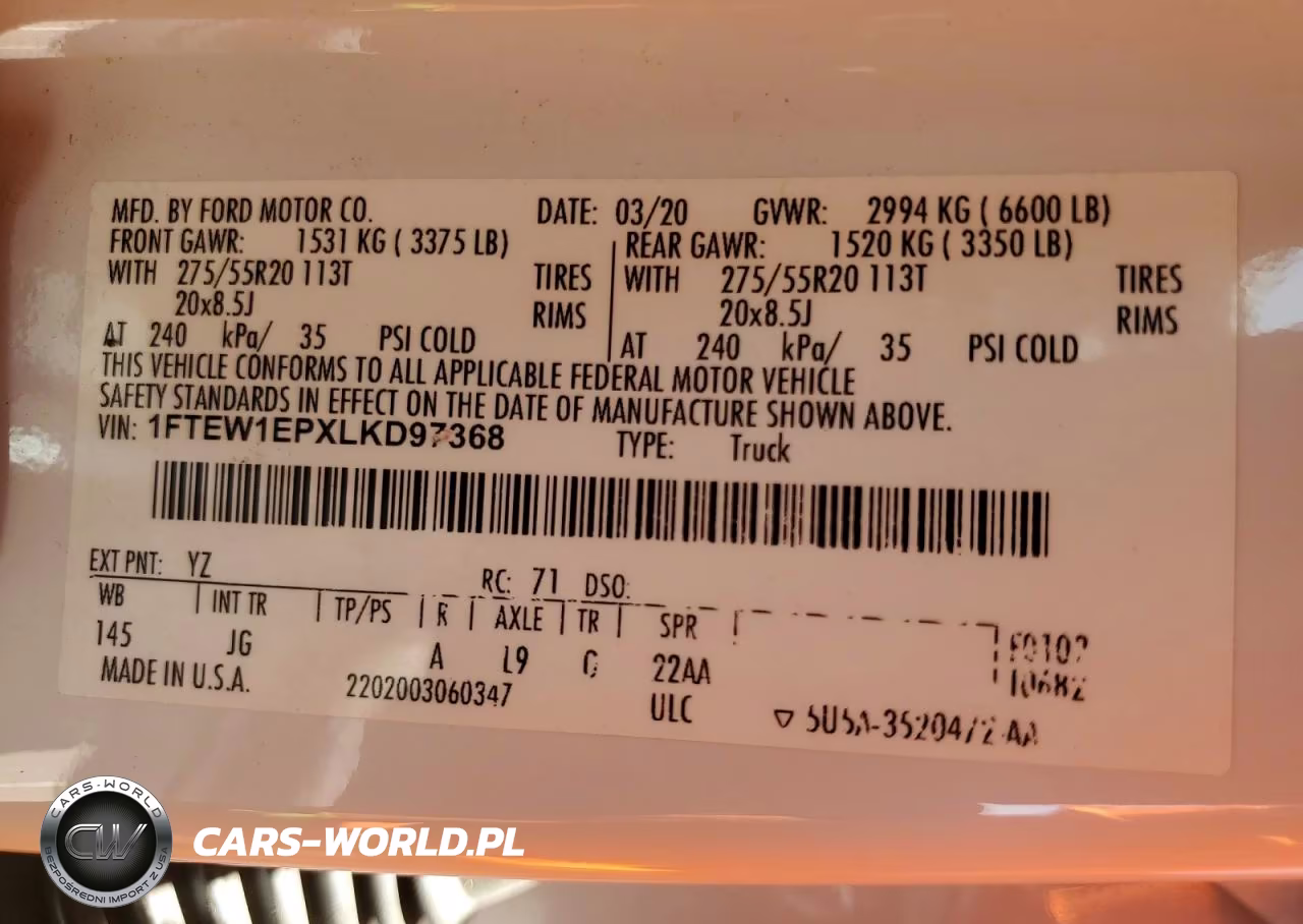 2020 Ford F150 Supercrew VIN:1FTEW1EPXLKD97368 - 12