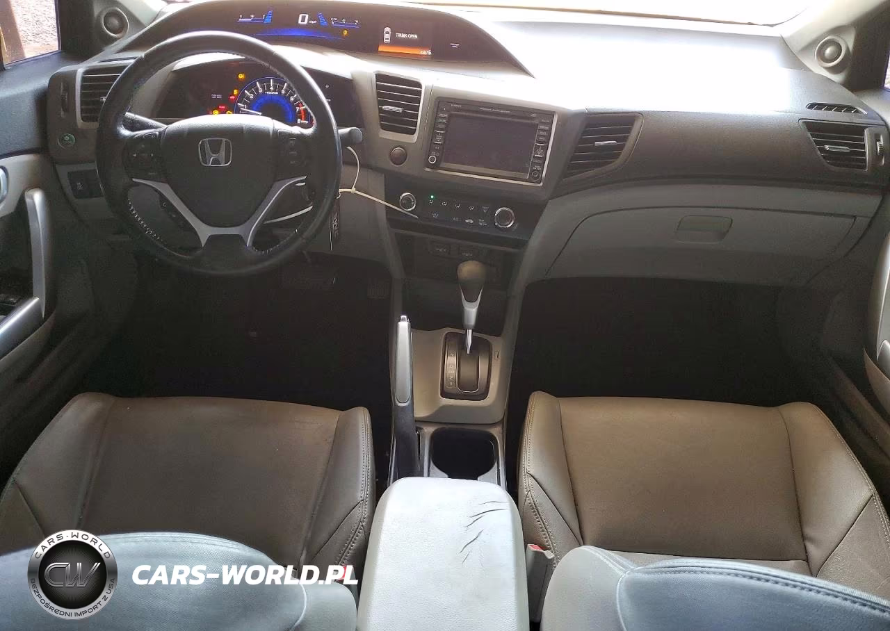 2012 Honda Civic Exl VIN:2HGFG3B18CH522177 - 8