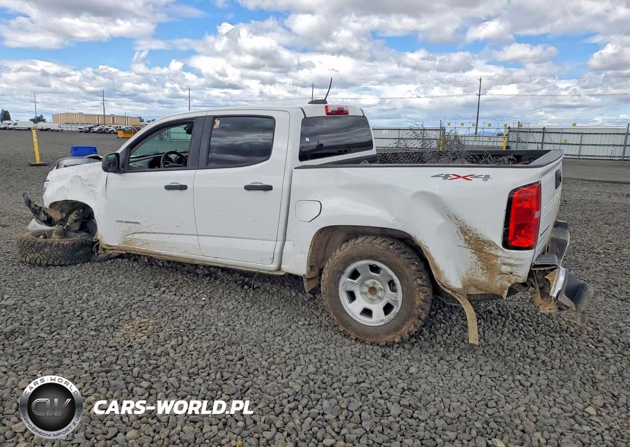 2021 Chevrolet Colorado VIN:1GCGTBEN3M1103905 - 2