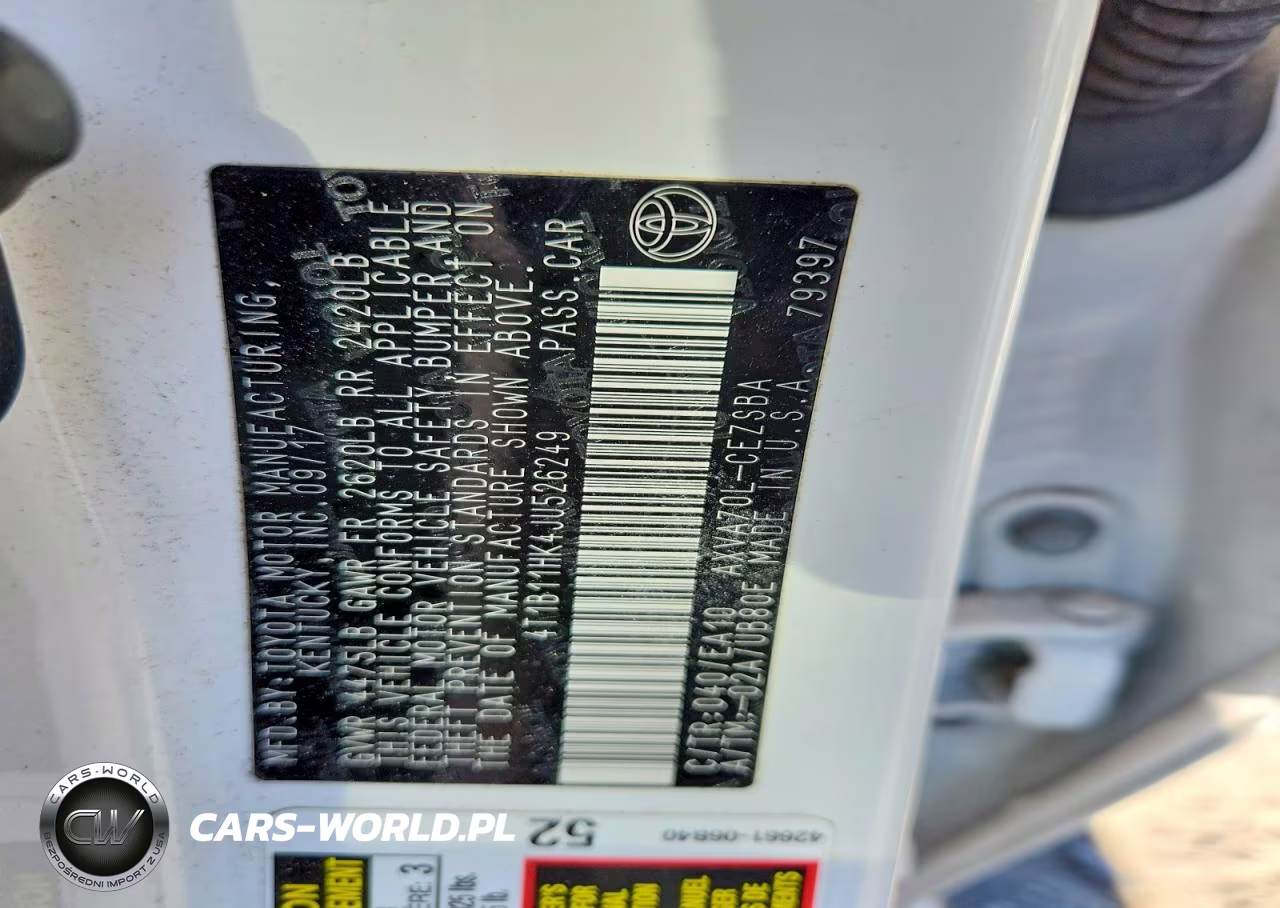 2018 Toyota Camry Se VIN:4T1B11HK4JU526249 - 12