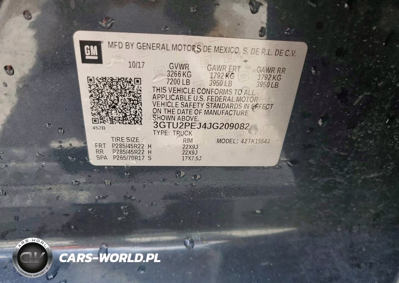 2018 GMC Sierra K1500 Denali VIN:3GTU2PEJ4JG209082 - 12