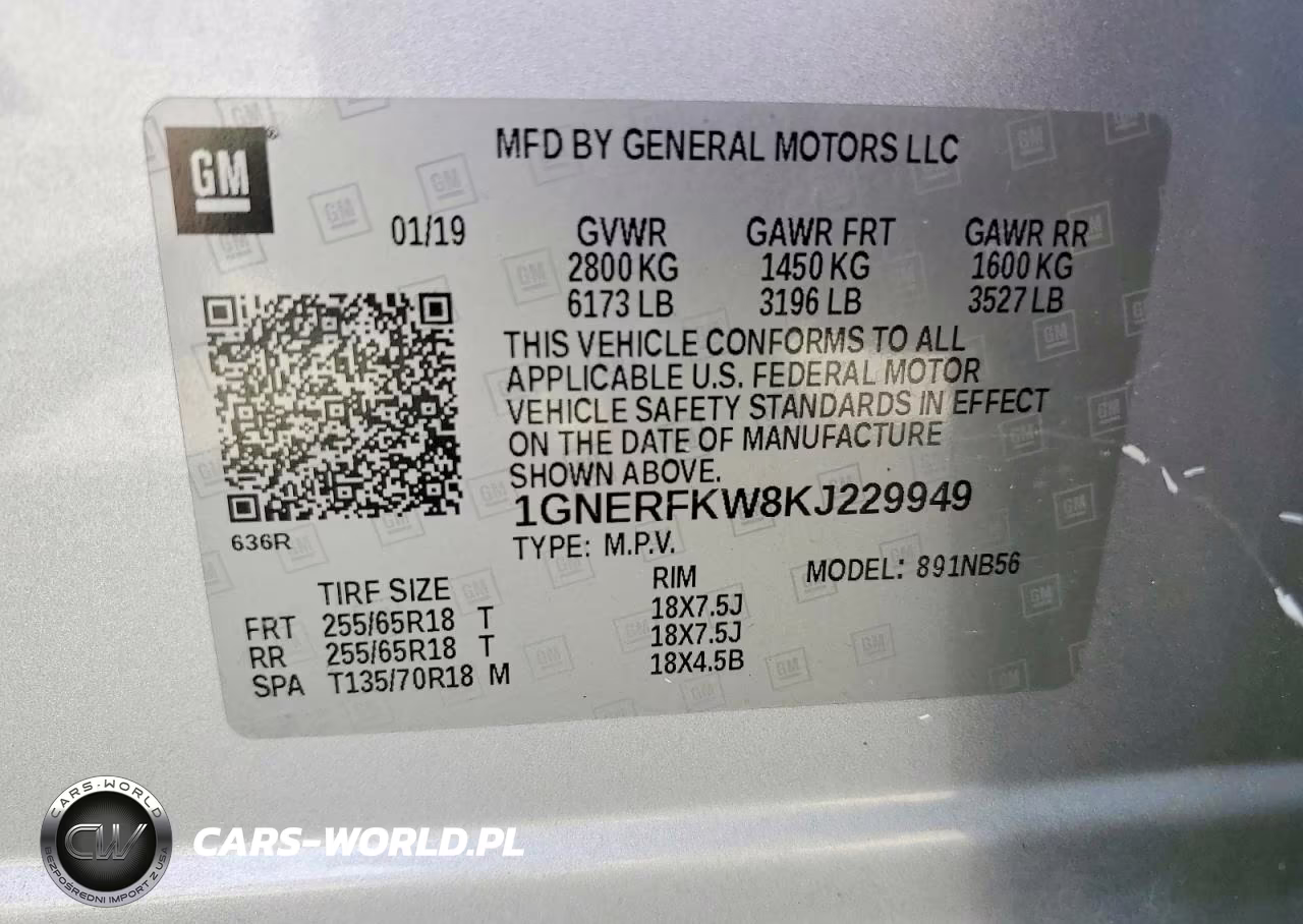 2019 Chevrolet Traverse Ls VIN:1GNERFKW8KJ229949 - 13