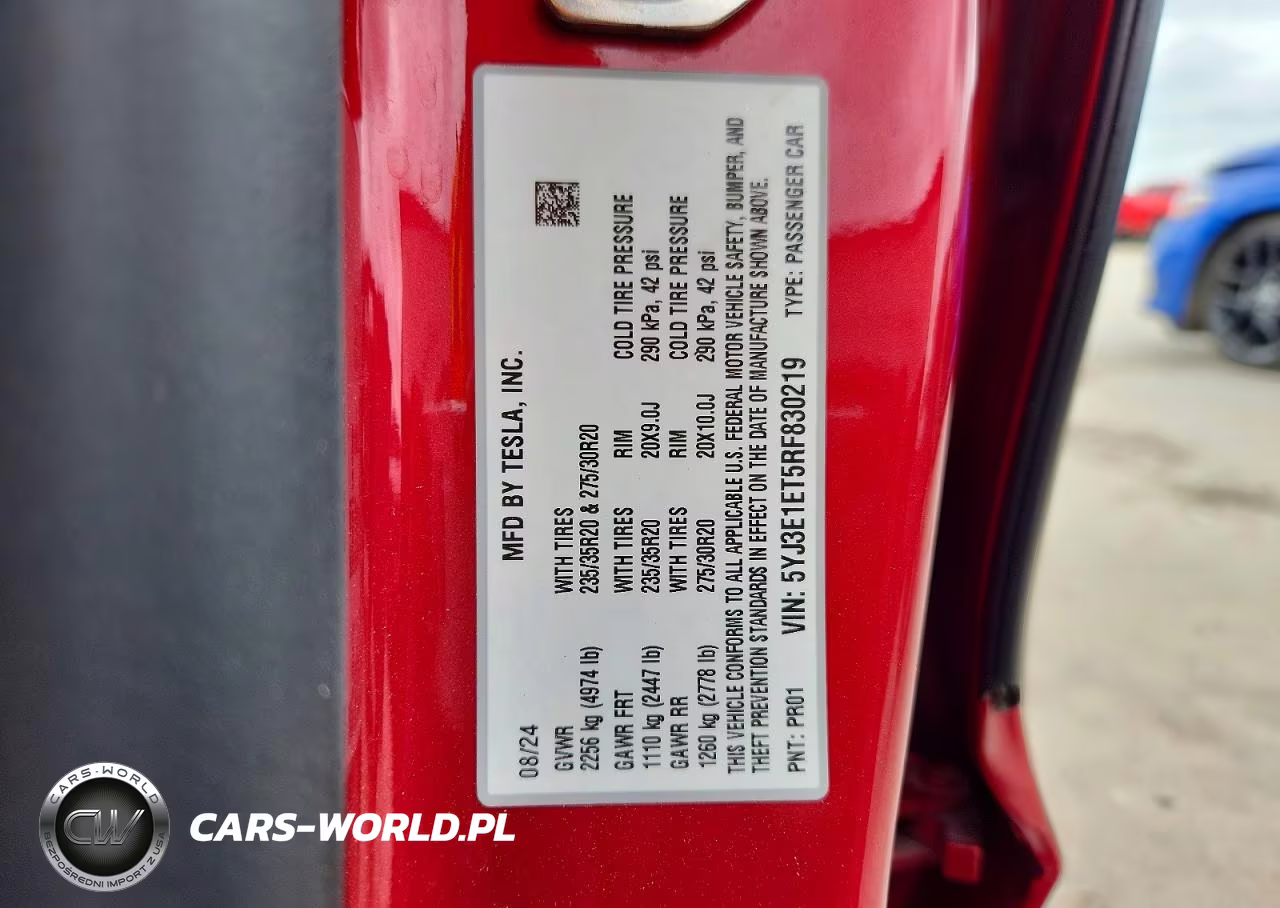 2024 Tesla Model 3 VIN:5YJ3E1ET5RF830219 - 12