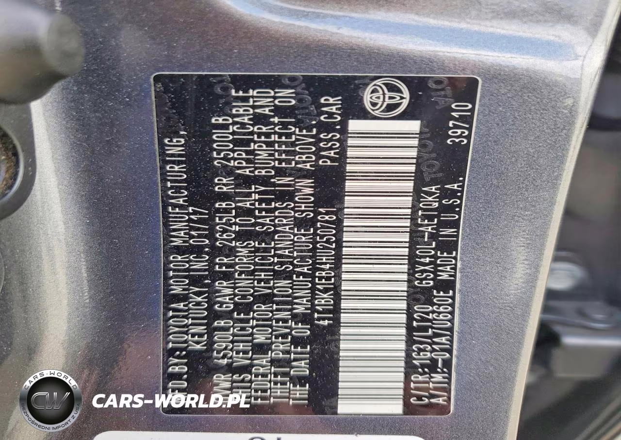 2017 Toyota Avalon Touring VIN:4T1BK1EB4HU250781 - 12