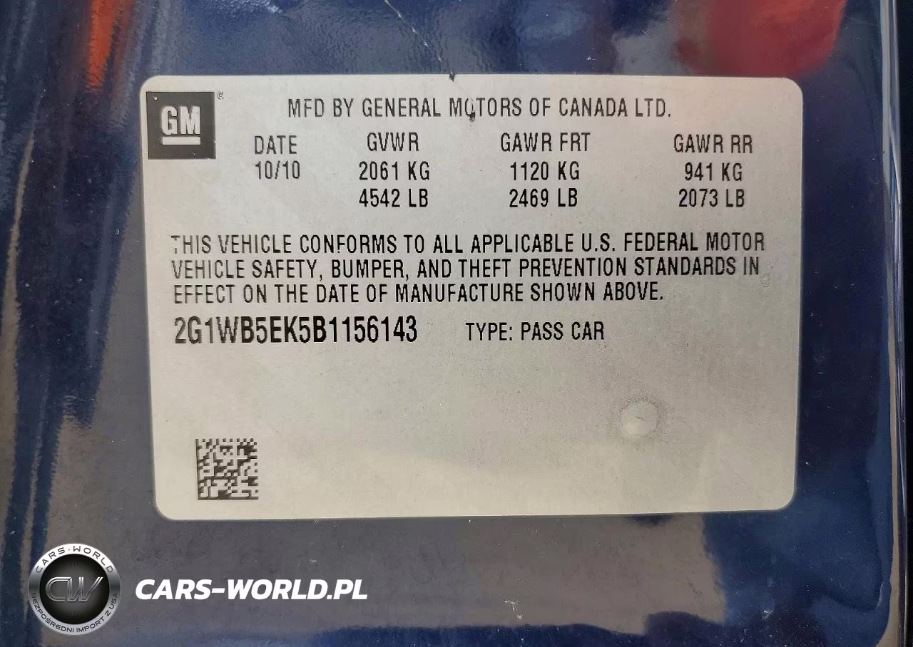 2011 Chevrolet Impala Lt VIN:2G1WB5EK5B1156143 - 13