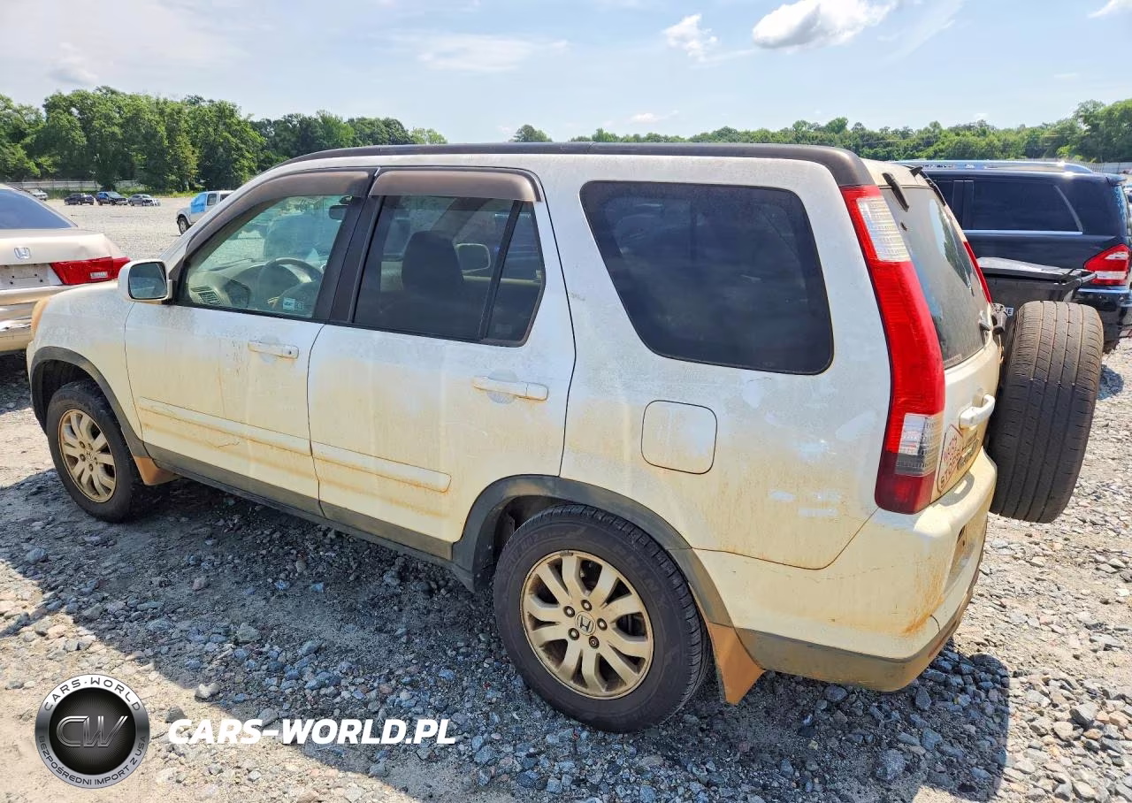 2005 Honda Cr-V Se VIN:SHSRD78935U301550 - 2