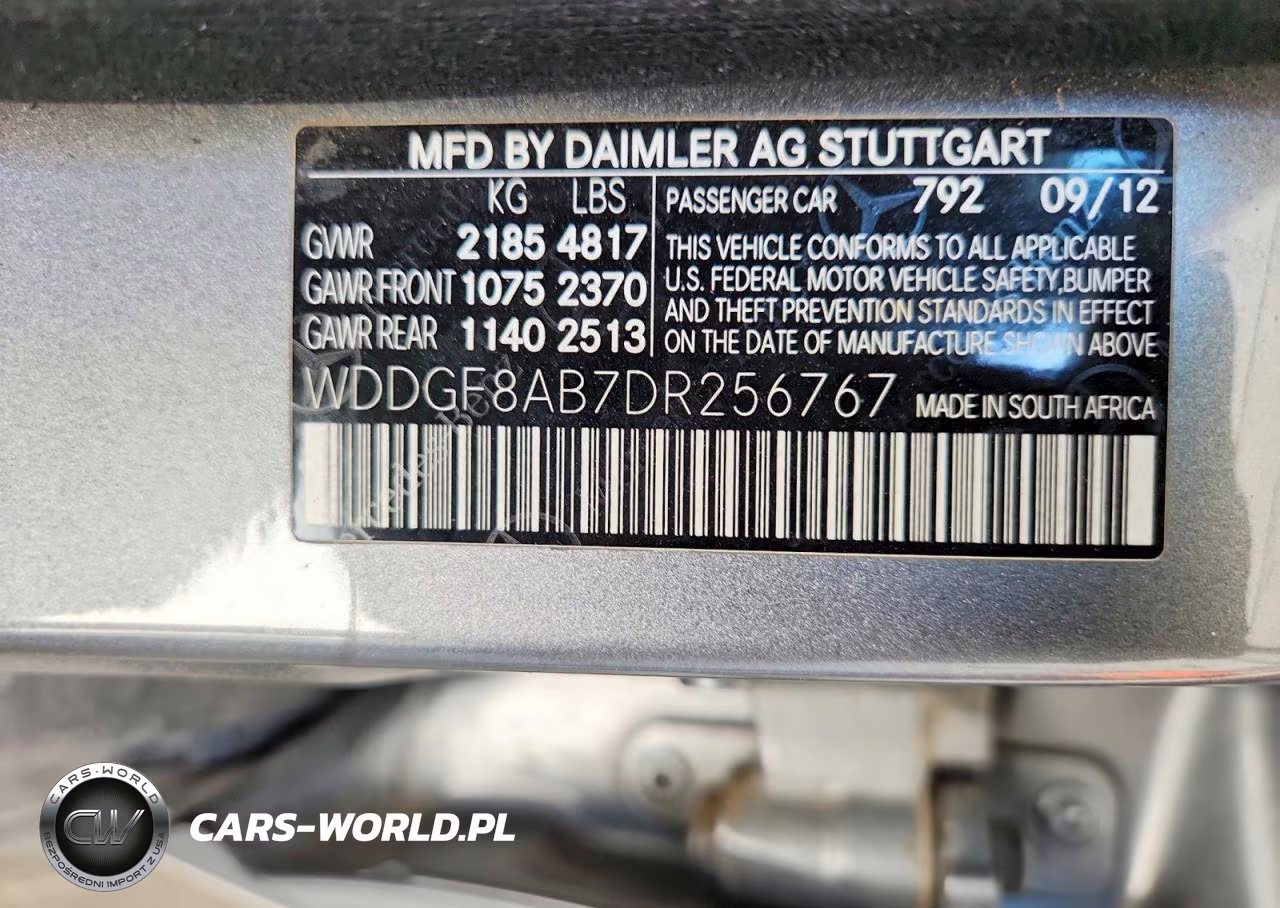 MERCEDES-BENZ C 300 4MAT VIN:WDDGF8AB7DR256767 - 12