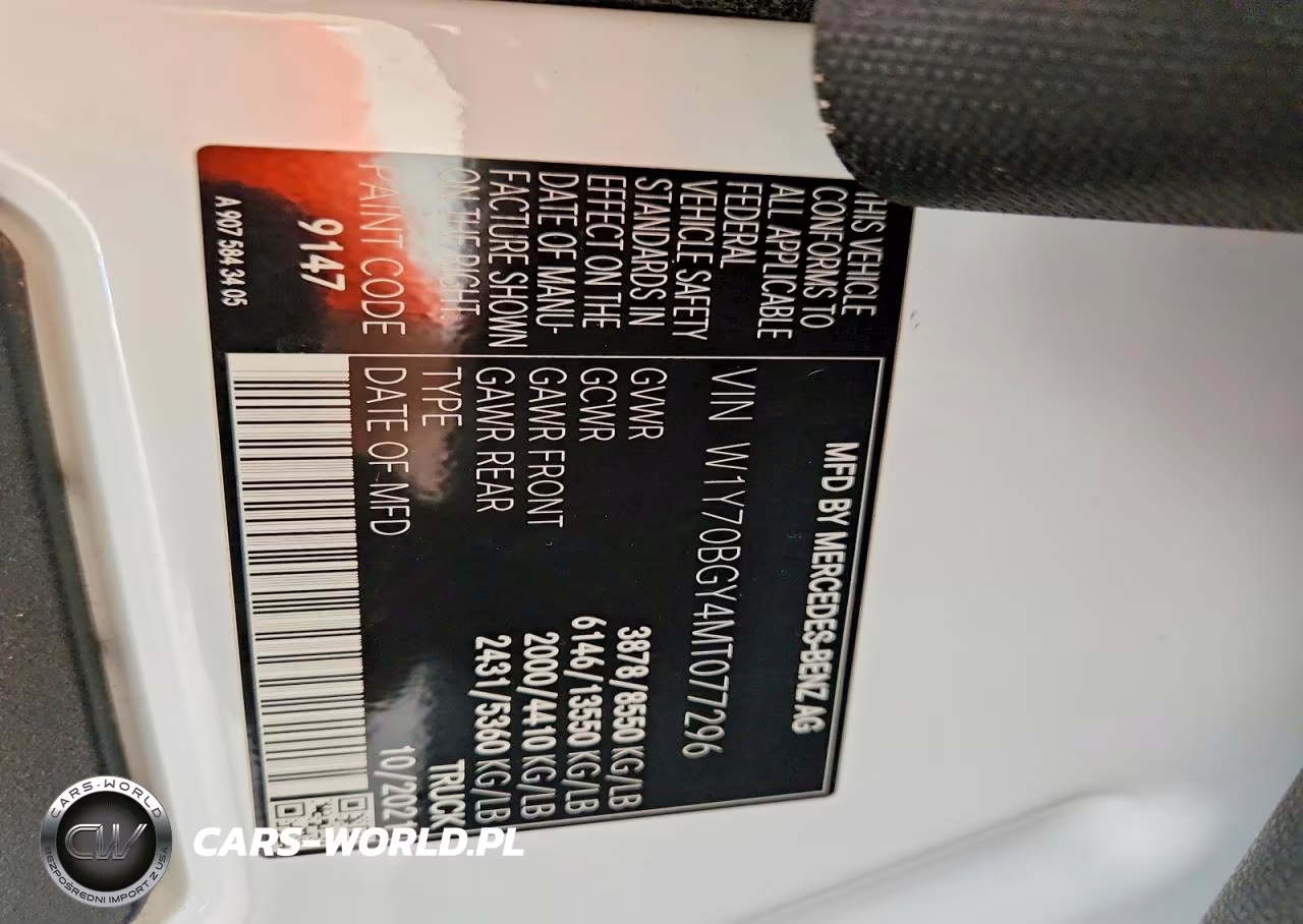 2021 Mercedes-Benz Sprinter 1500 Standard Roof I4 VIN:W1Y70BGY4MT077296 - 13