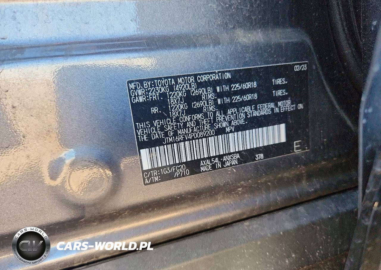 2023 Toyota Rav4 Se VIN:JTM16RFV4PD089200 - 13
