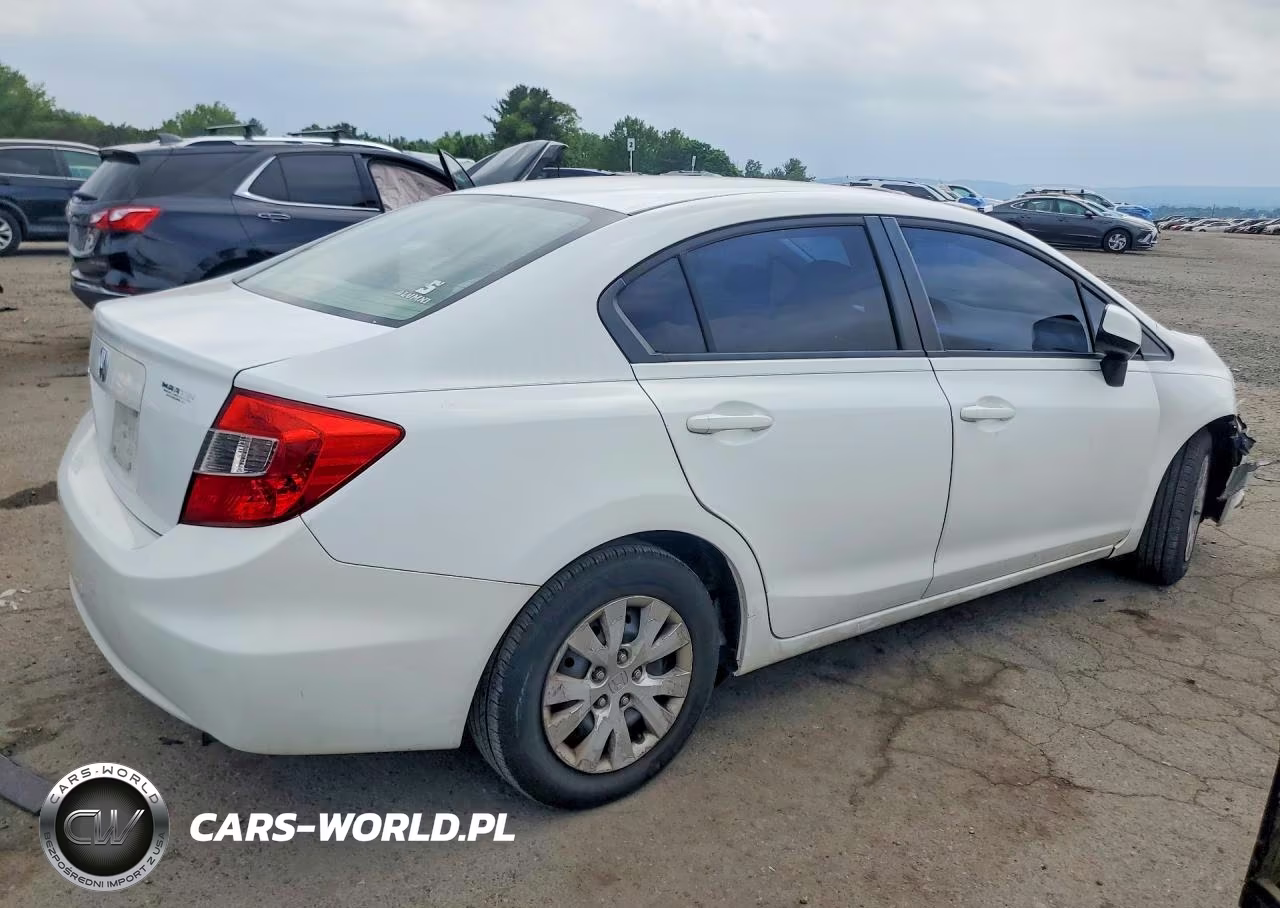 2012 Honda Civic Lx VIN:19XFB2F55CE381598 - 3