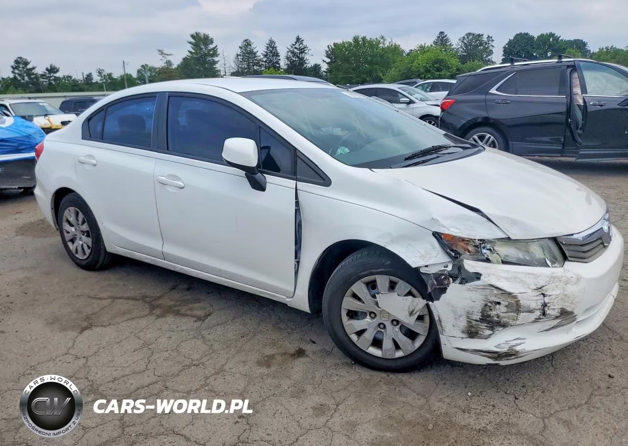 2012 Honda Civic Lx VIN:19XFB2F55CE381598 - 4