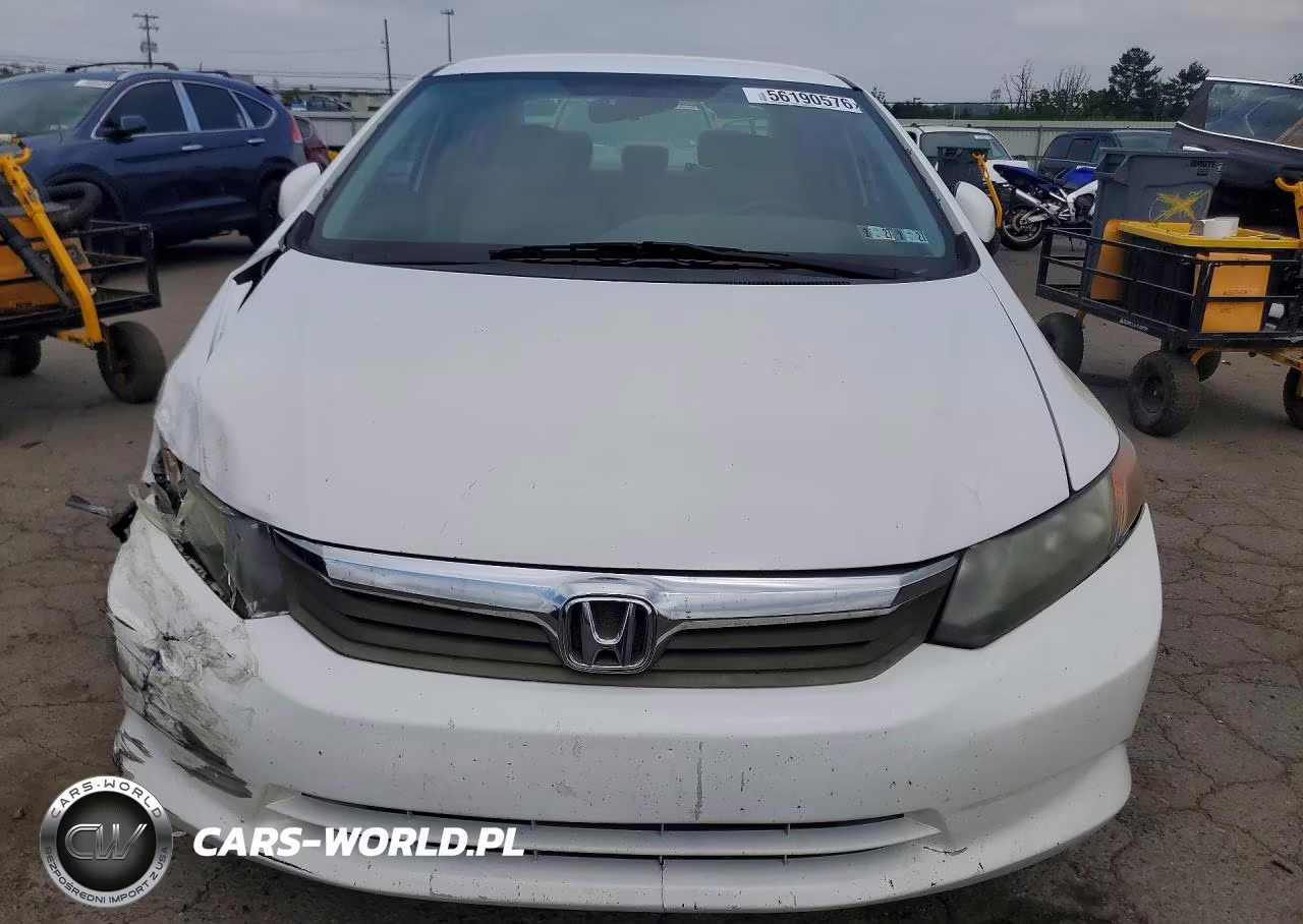 2012 Honda Civic Lx VIN:19XFB2F55CE381598 - 5