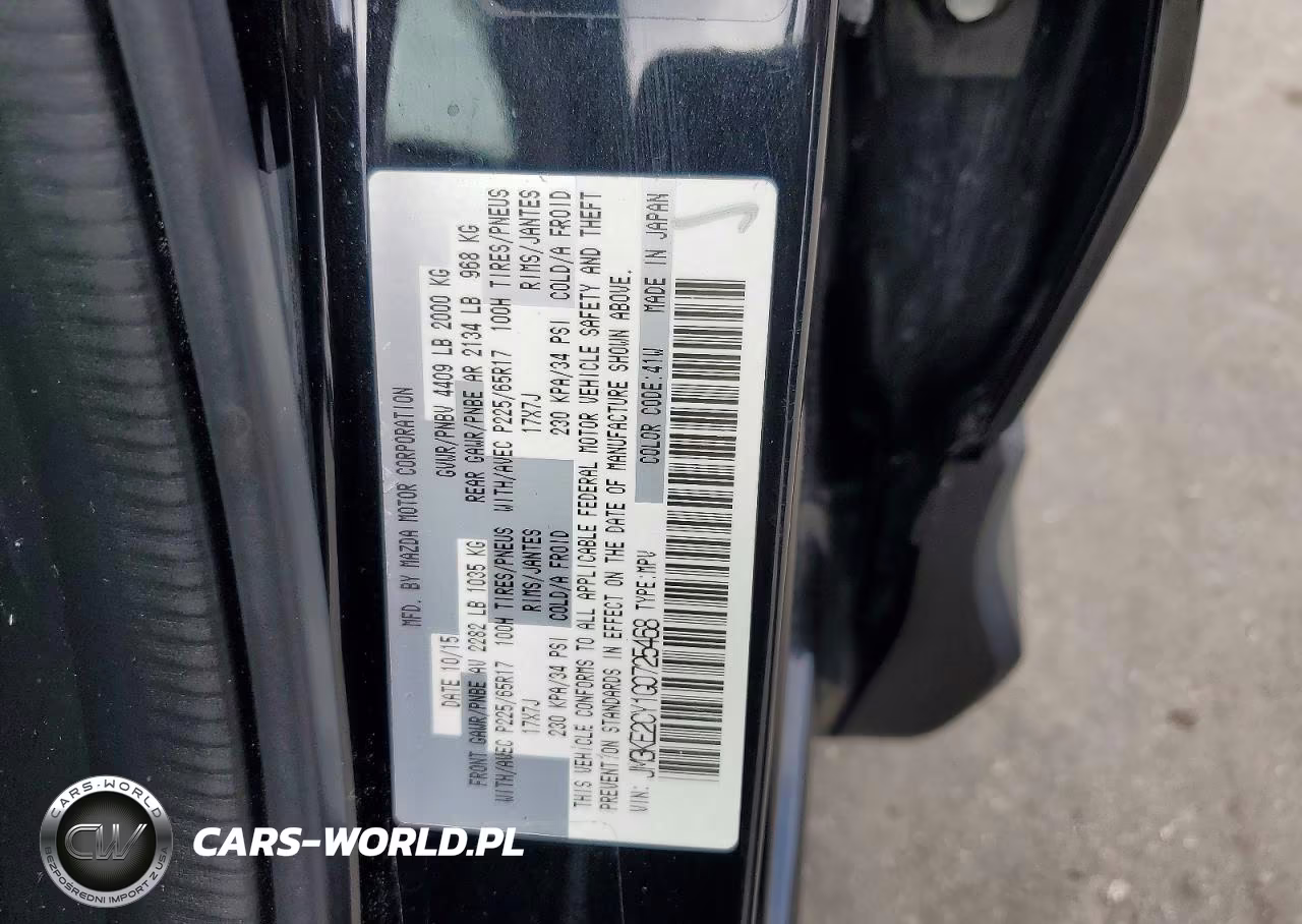 2016 Mazda Cx-5 Touring VIN:JM3KE2CY1G0725468 - 12