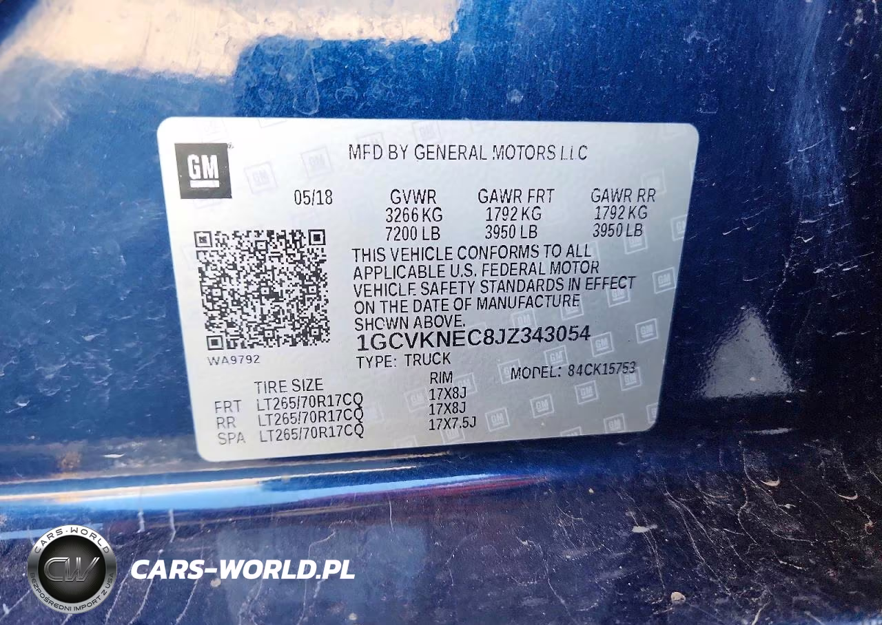 2018 Chevrolet Silverado K1500 VIN:1GCVKNEC8JZ343054 - 12