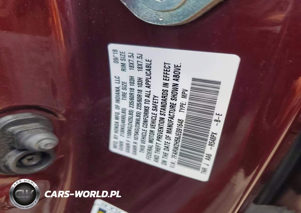 2018 Honda Cr-V Ex VIN:7FARW2H59JE091648 - 13
