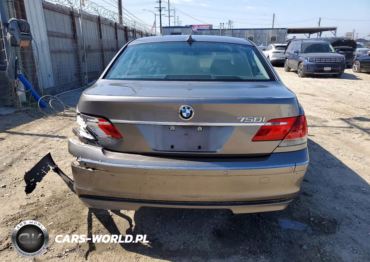 2008 BMW 750 I VIN:WBAHL83518DT11647 - 6