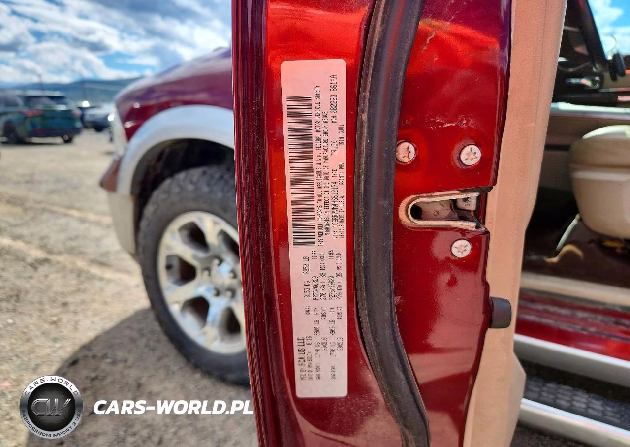 2017 Ram 1500 Laramie VIN:1C6RR7VM4HS512174 - 12