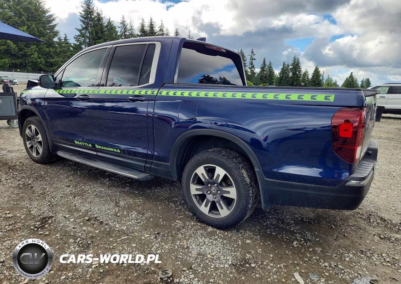 2017 Honda Ridgeline Rtl VIN:5FPYK3F6XHB001512 - 2