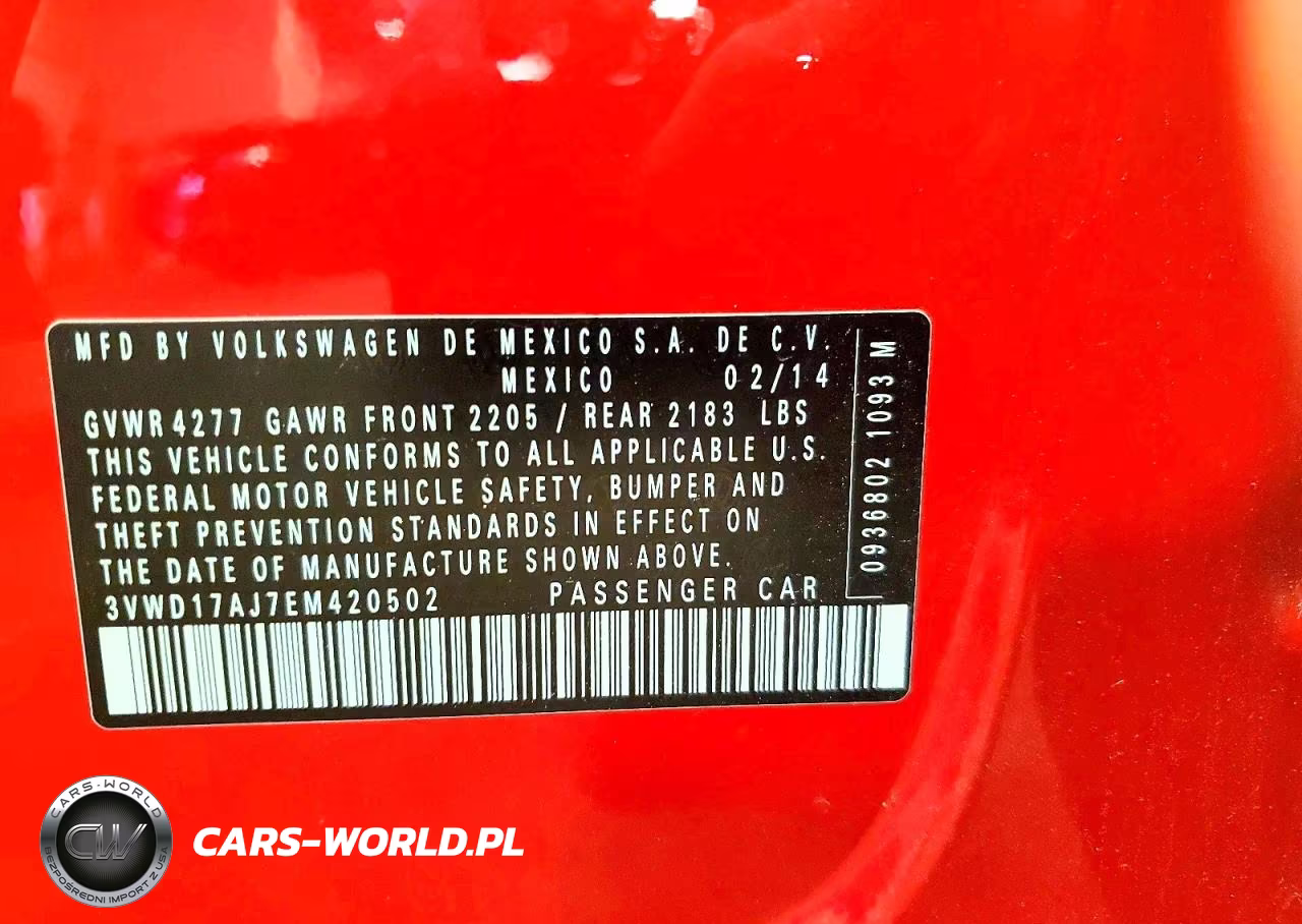 2014 Volkswagen Jetta Se VIN:3VWD17AJ7EM420502 - 12
