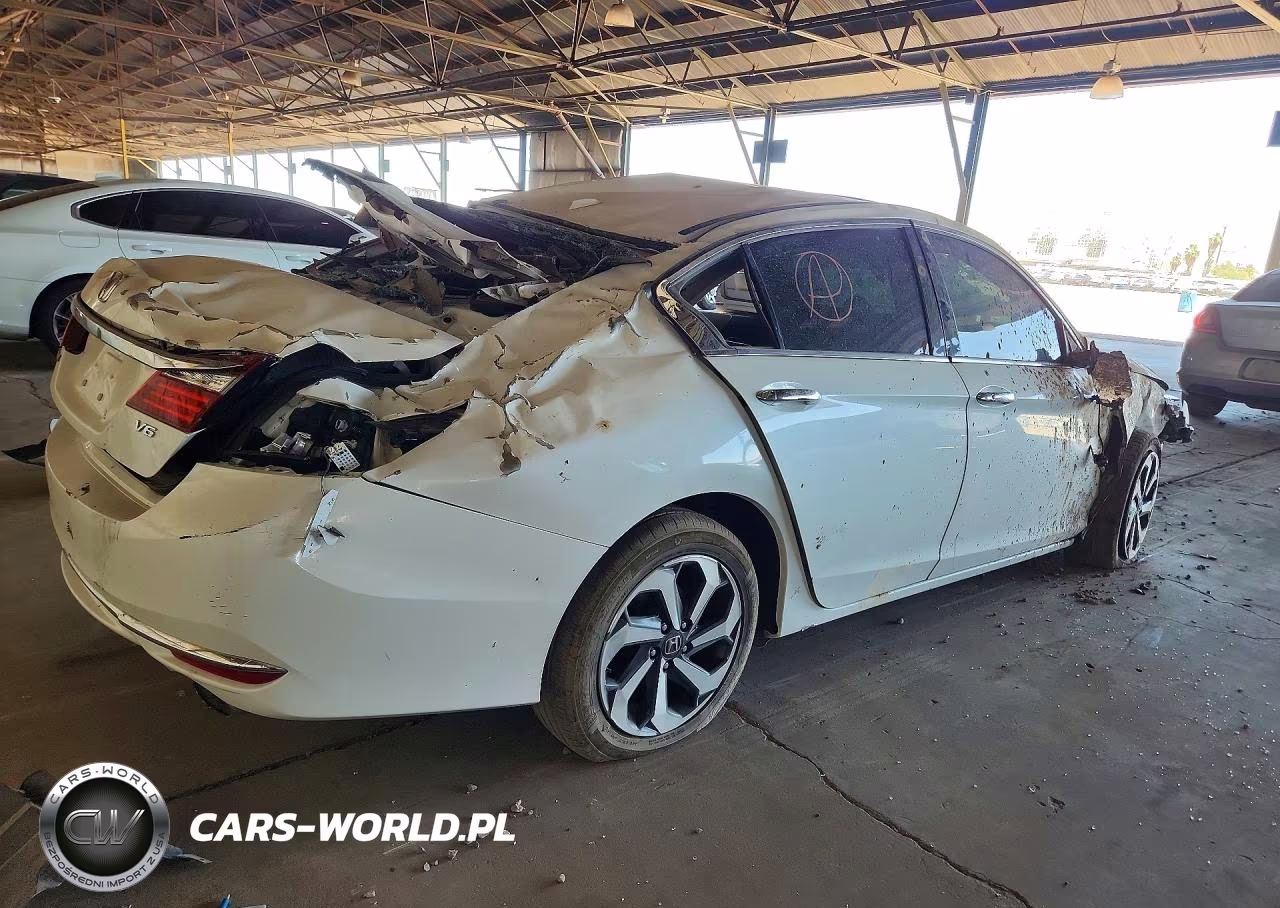 2016 Honda Accord Ex-L V-6 VIN:1HGCR3F01GA015463 - 3