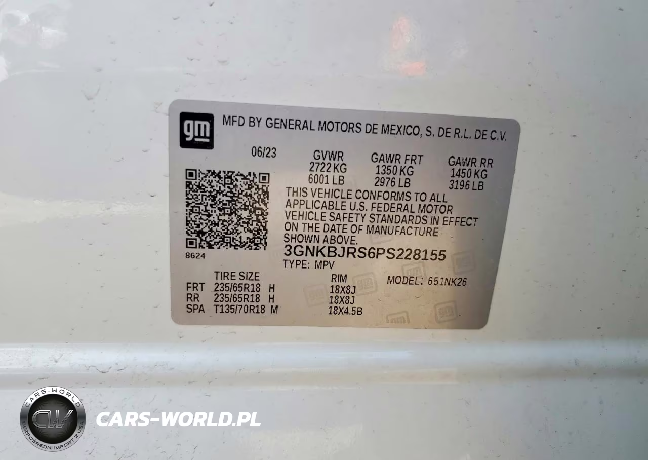2023 Chevrolet Blazer 3Lt VIN:3GNKBJRS6PS228155 - 13