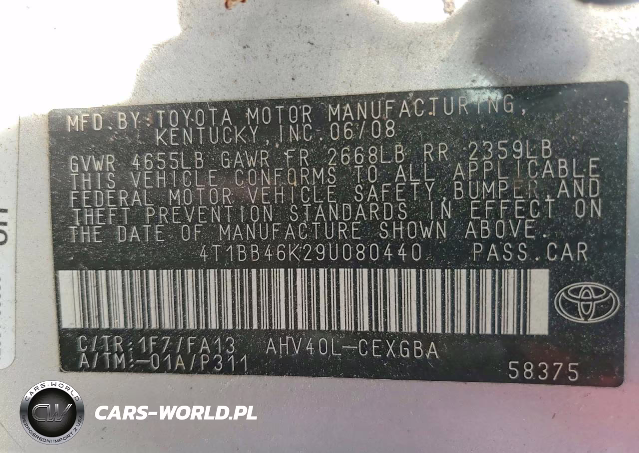 2009 Toyota Camry Hybrid VIN:4T1BB46K29U080440 - 12