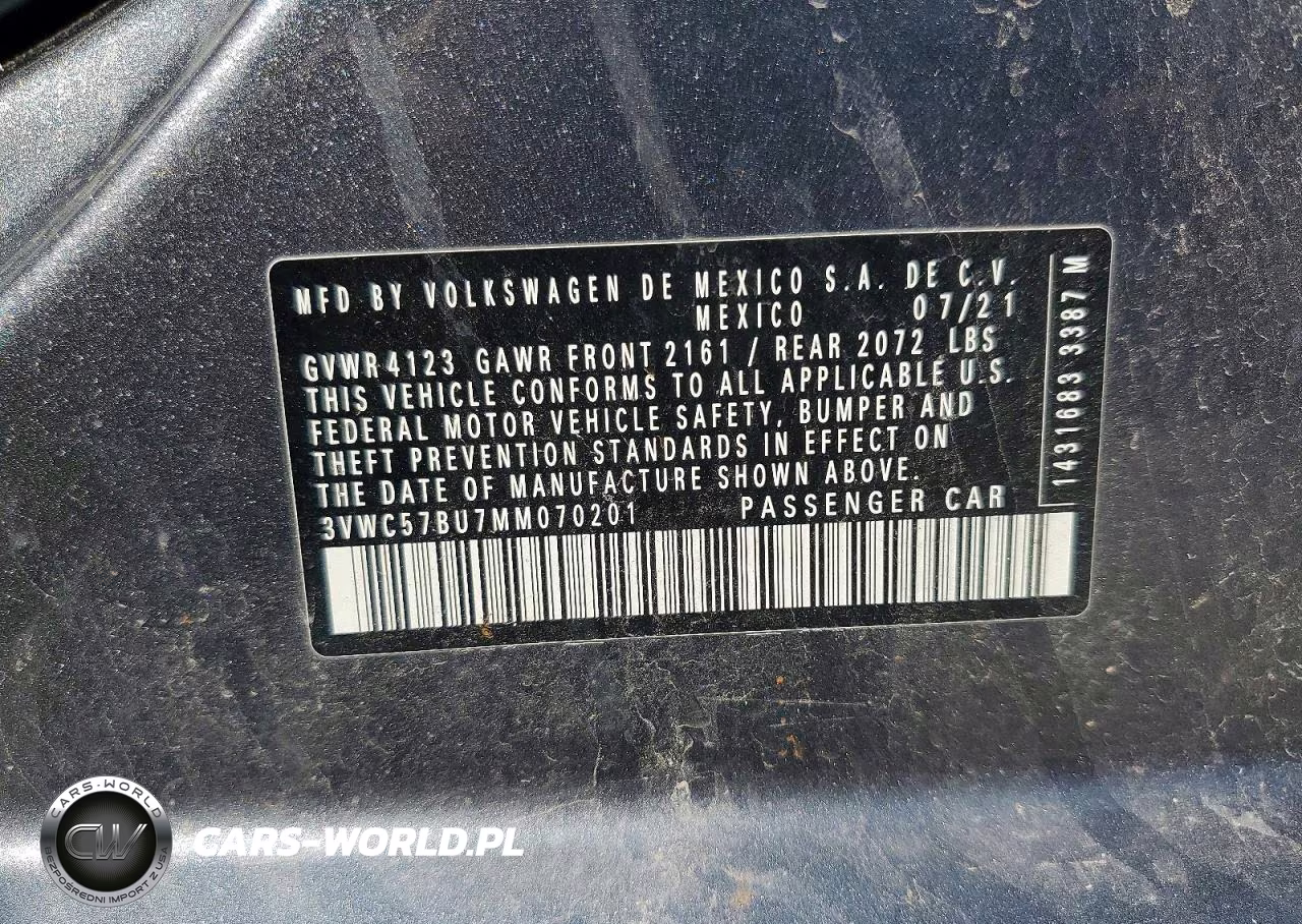 2021 Volkswagen Jetta S VIN:3VWC57BU7MM070201 - 13