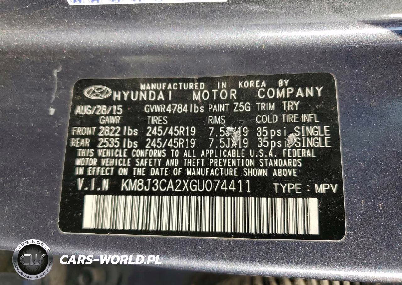 2016 Hyundai Tucson Limited VIN:KM8J3CA2XGU074411 - 13
