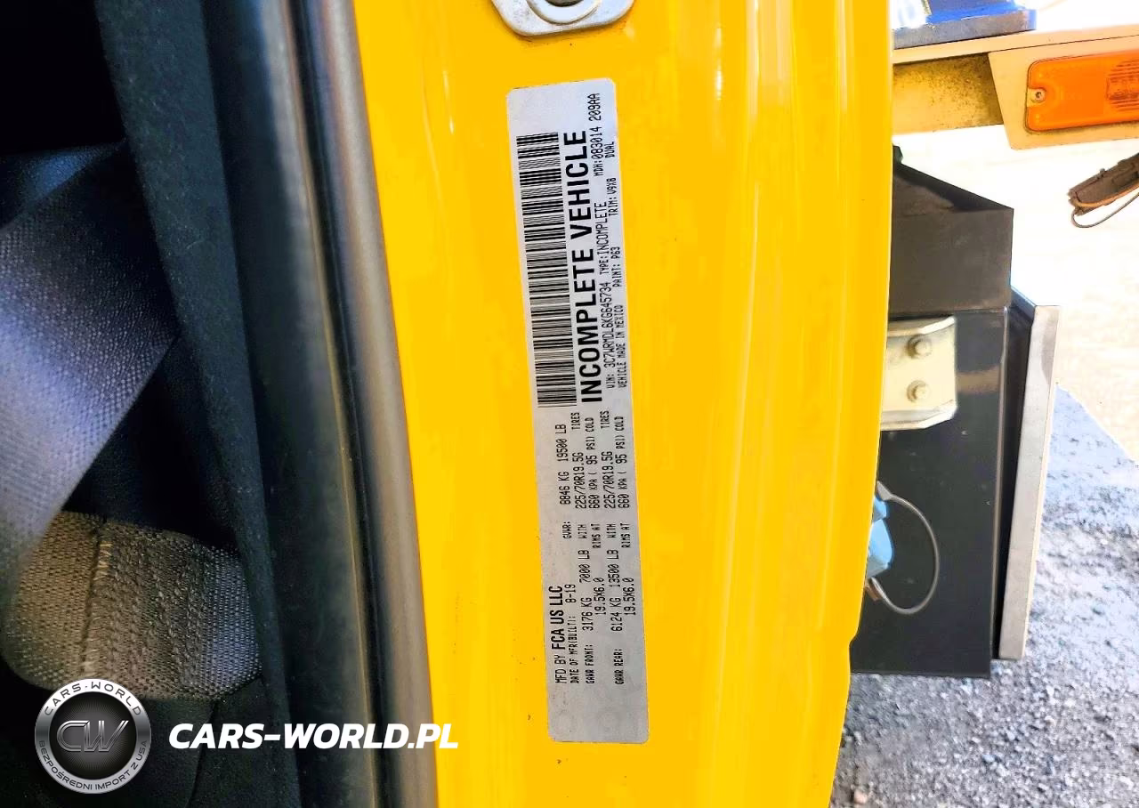 2019 Ram 5500 VIN:3C7WRMDL6KG645734 - 12