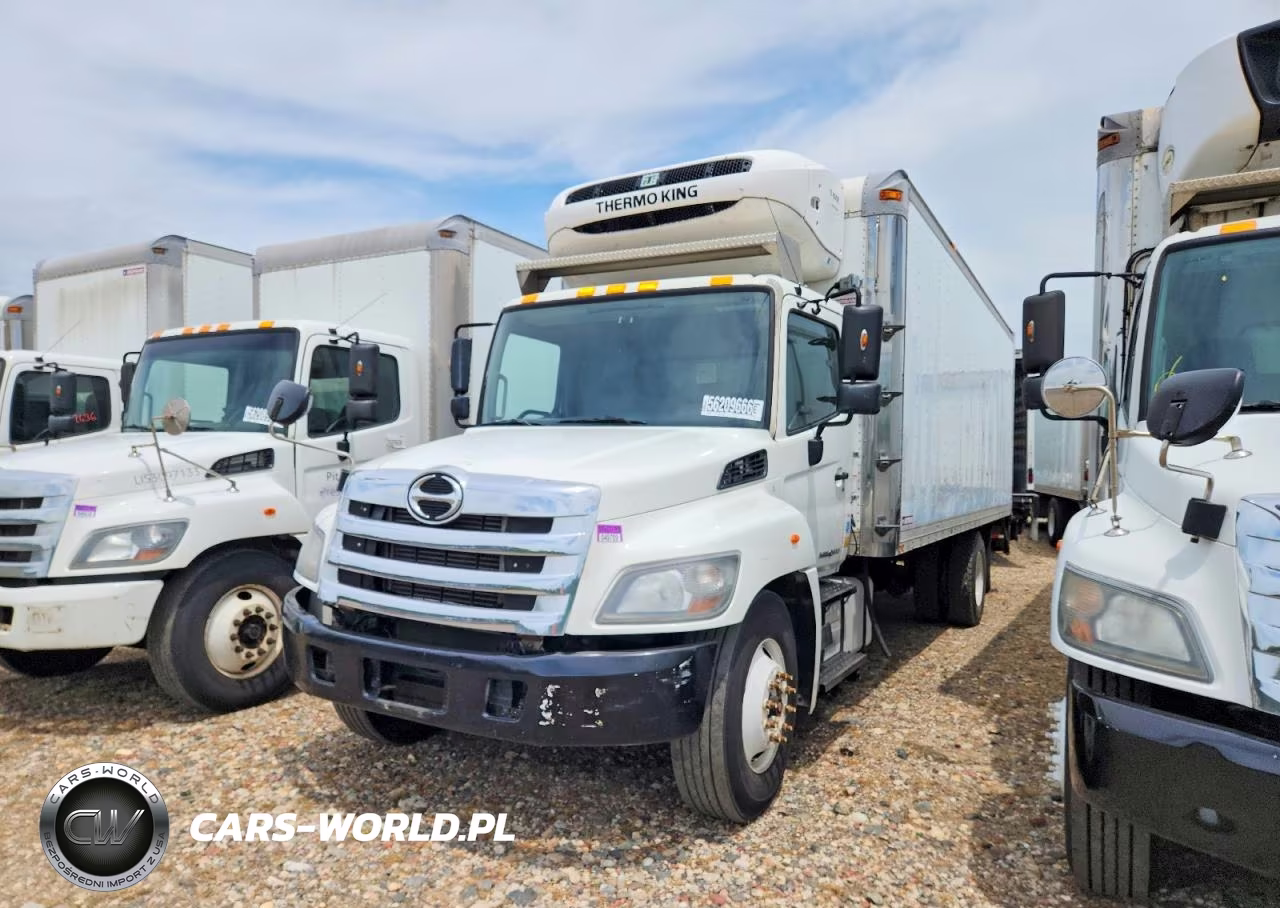 2014 Hino 338 Refrigerated Box Truck VIN:5PVNV8JT9E4S53297 - 2