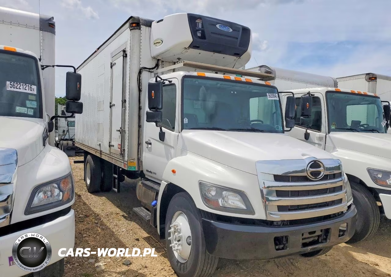 2017 Hino 268A Refrigerated Box Truck VIN:5PVNJ8JP9H4S51889 - 1
