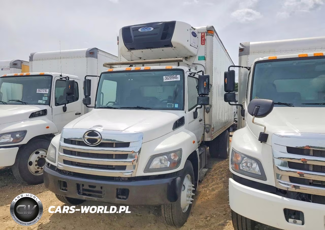 2017 Hino 268A Refrigerated Box Truck VIN:5PVNJ8JP9H4S51889 - 2
