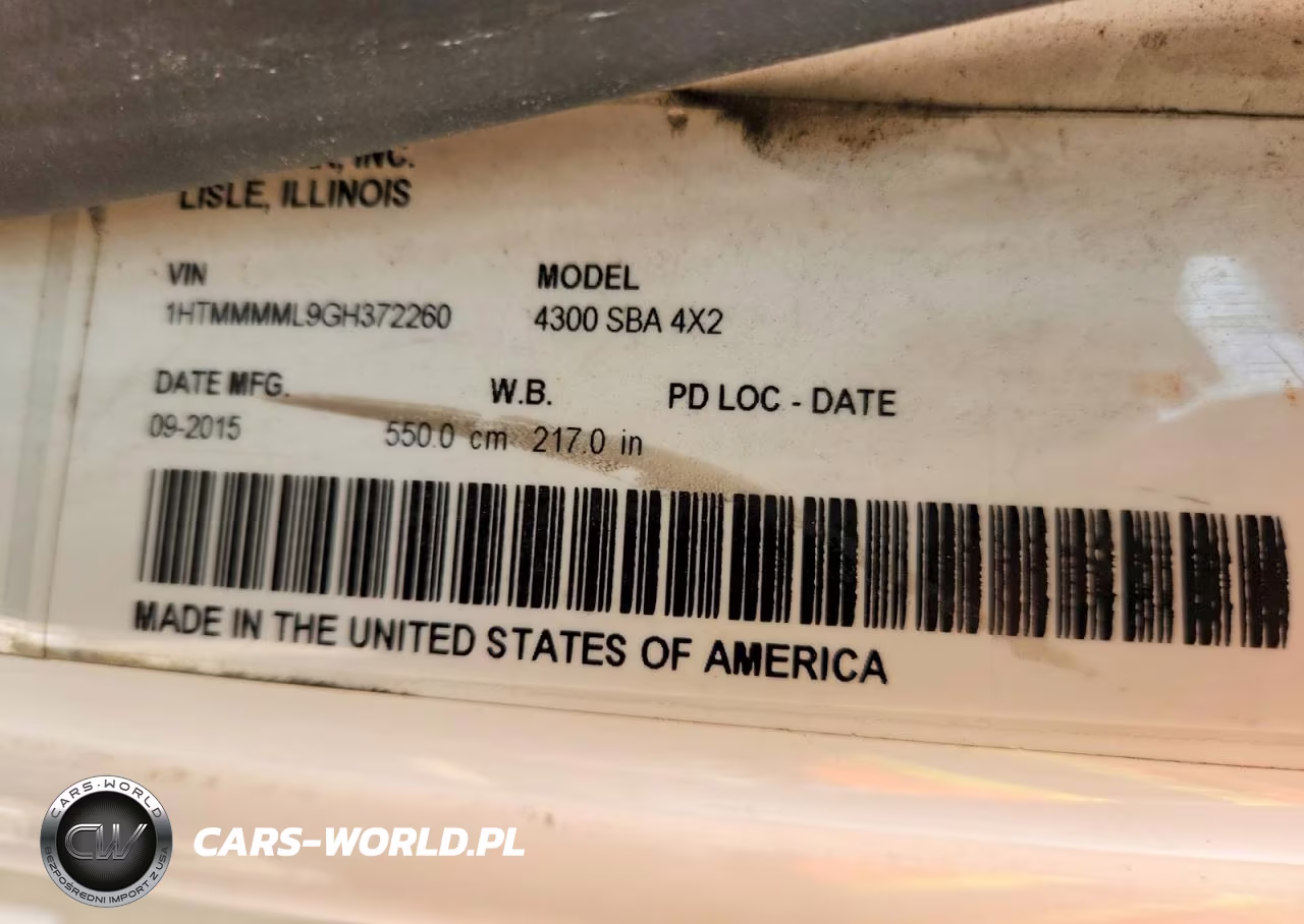 2016 International 4300 Refrigerated Box Truck VIN:1HTMMMML9GH372260 - 10