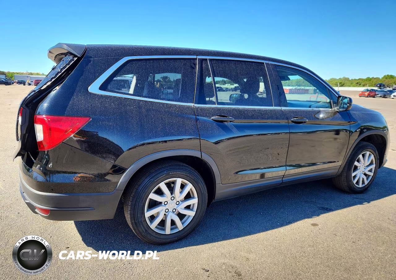 2021 Honda Pilot Lx VIN:5FNYF6H12MB018427 - 3