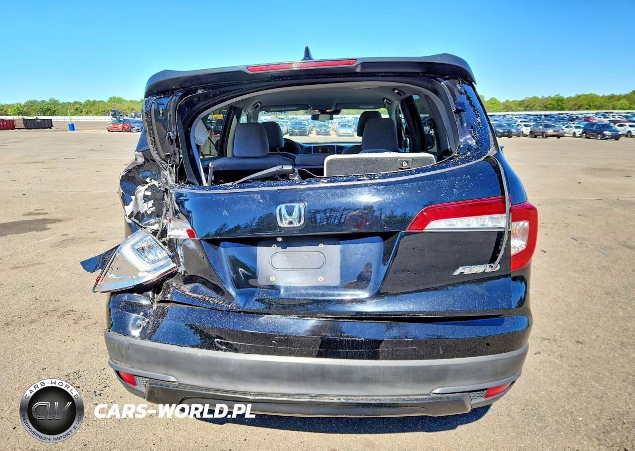 2021 Honda Pilot Lx VIN:5FNYF6H12MB018427 - 6