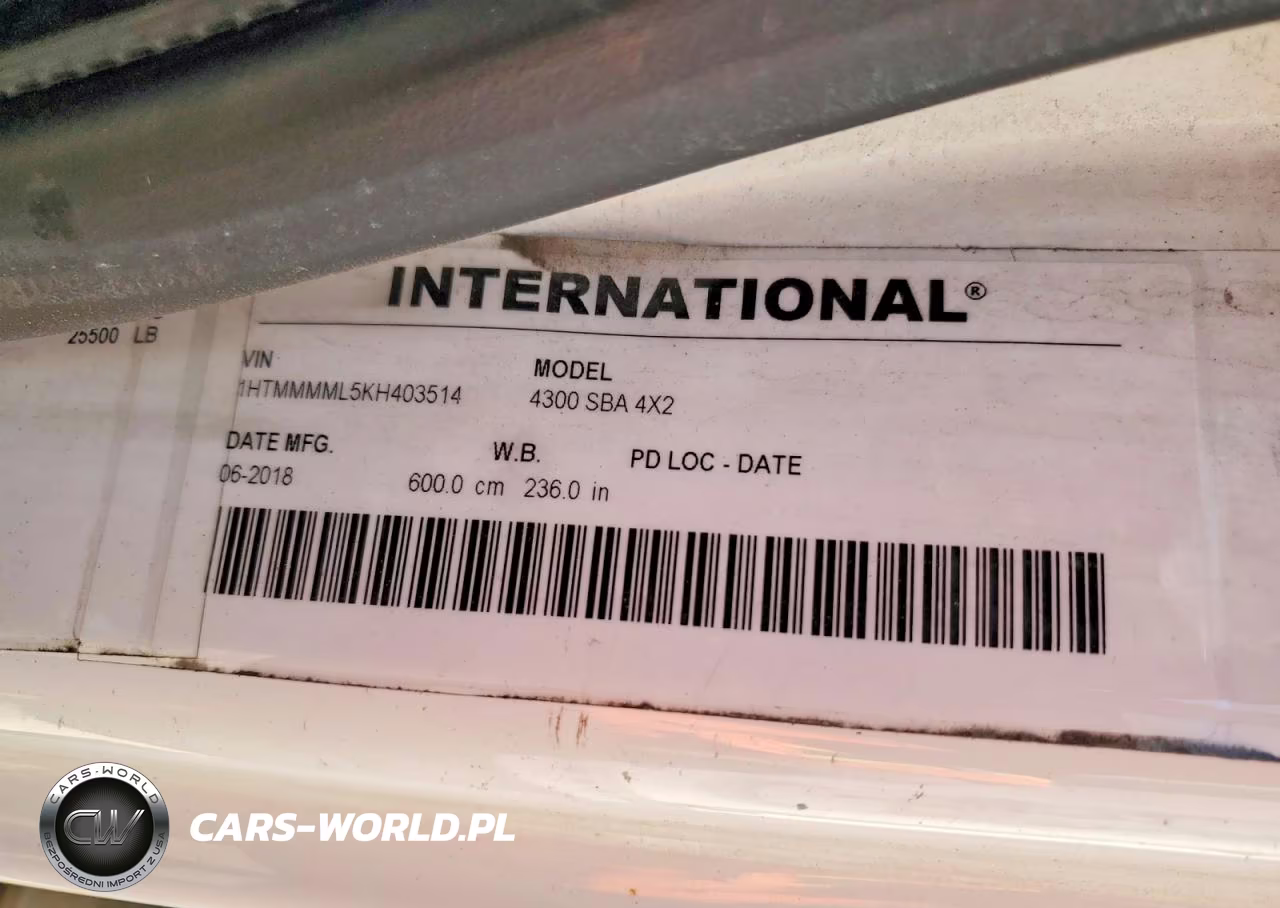 2019 International 4300 Refrigerated Box Truck VIN:1HTMMMML5KH403514 - 10