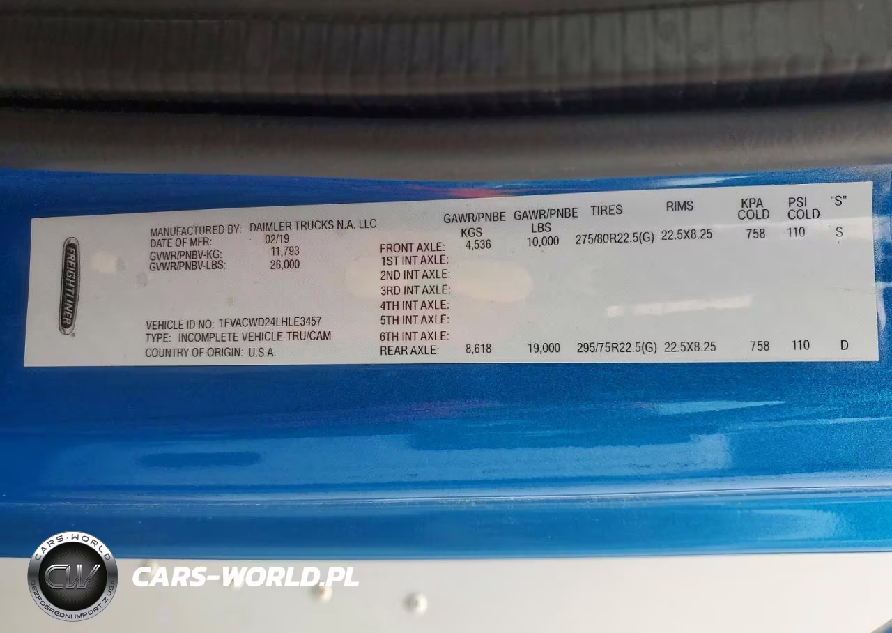 2020 Freightliner Business Class M2 Box Truck VIN:1FVACWD24LHLE3457 - 10