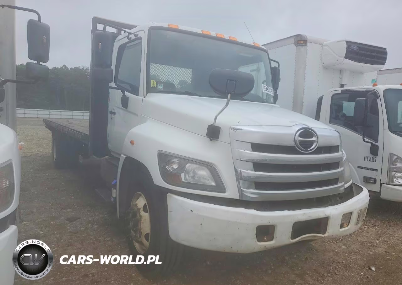 2017 Hino 338 Flatbed Truck VIN:5PVNV8JV0H4S56949 - 1