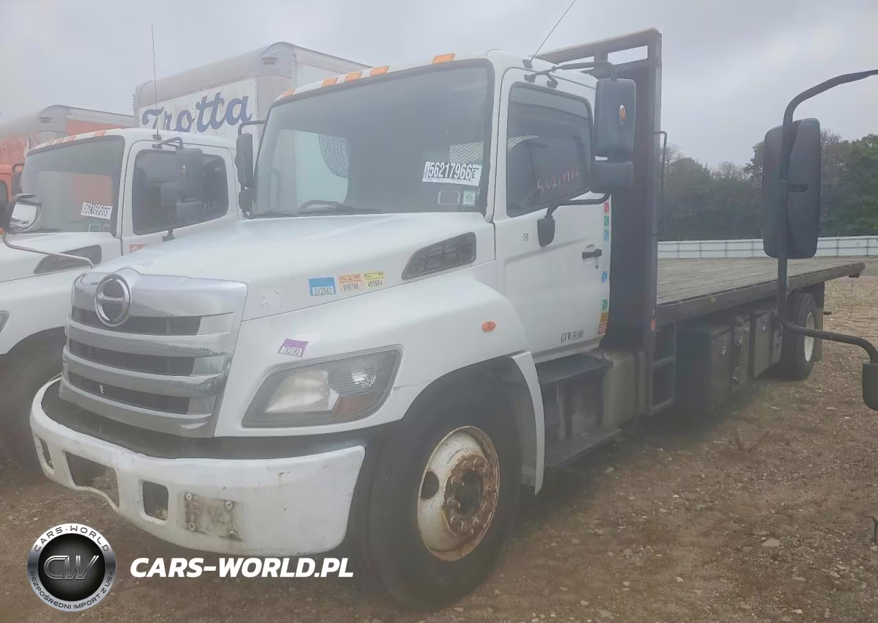 2017 Hino 338 Flatbed Truck VIN:5PVNV8JV0H4S56949 - 2