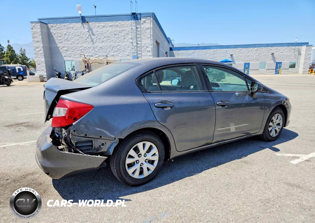2012 Honda Civic Lx VIN:19XFB2F55CE302009 - 3